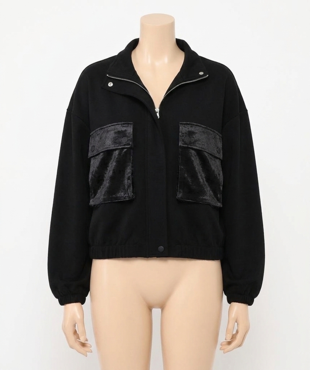 NEW ESQUALO carina modal jacket in black